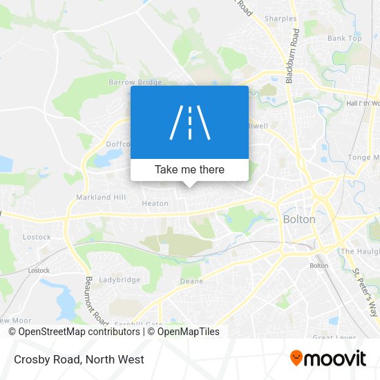 Crosby Road map