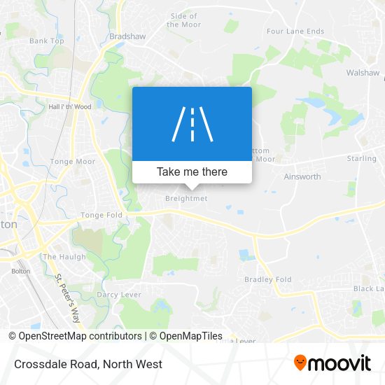 Crossdale Road map