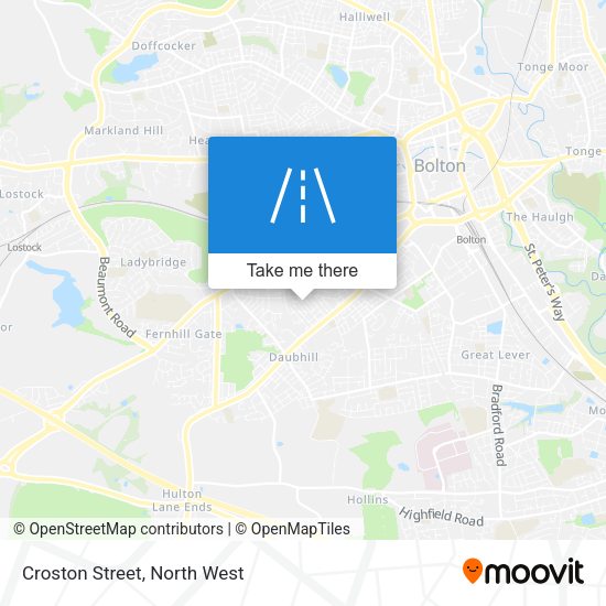 Croston Street map