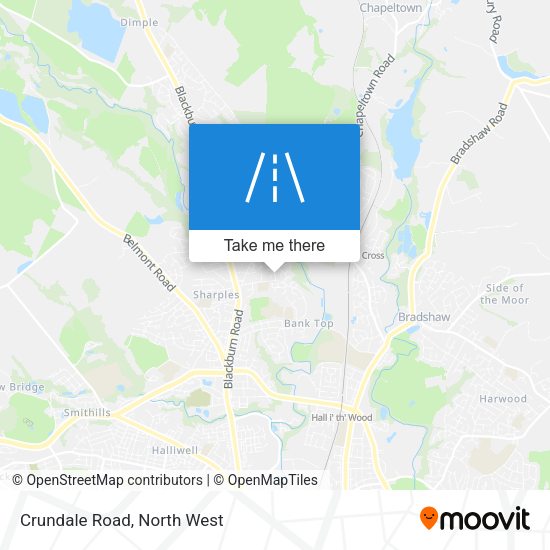Crundale Road map