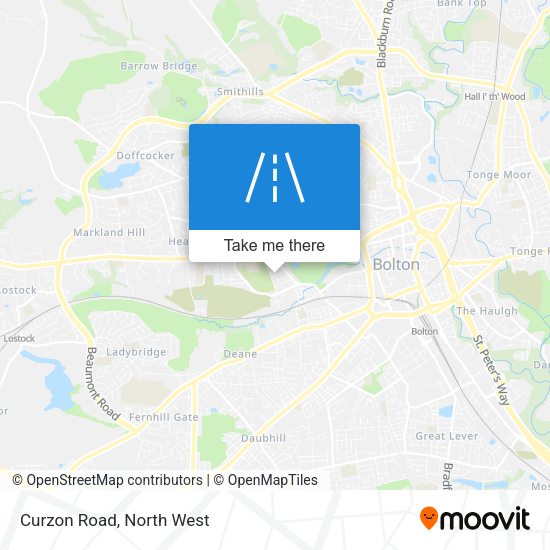 Curzon Road map