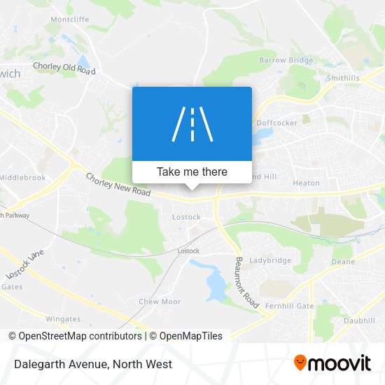 Dalegarth Avenue map