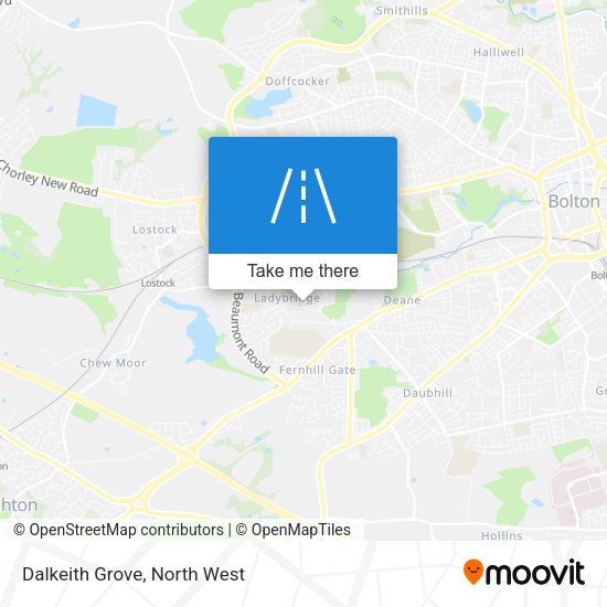 Dalkeith Grove map