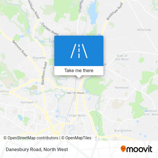 Danesbury Road map