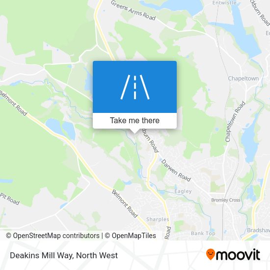 Deakins Mill Way map