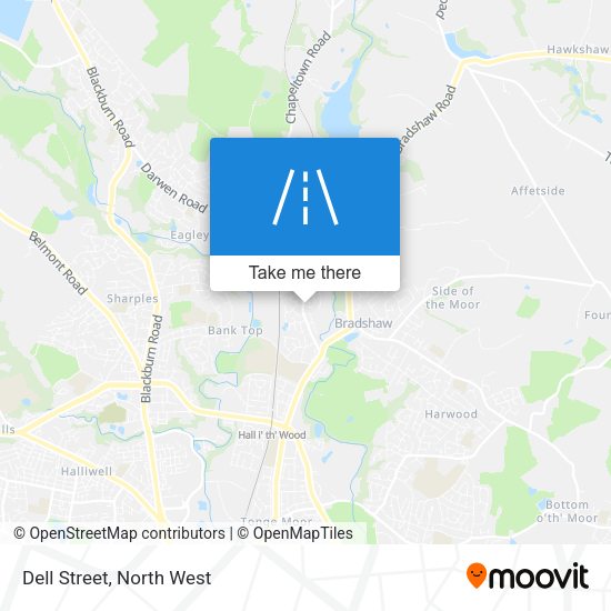 Dell Street map
