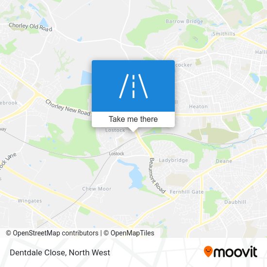 Dentdale Close map
