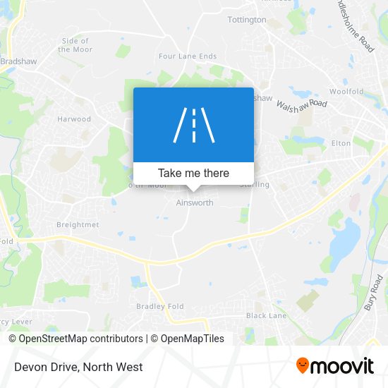 Devon Drive map