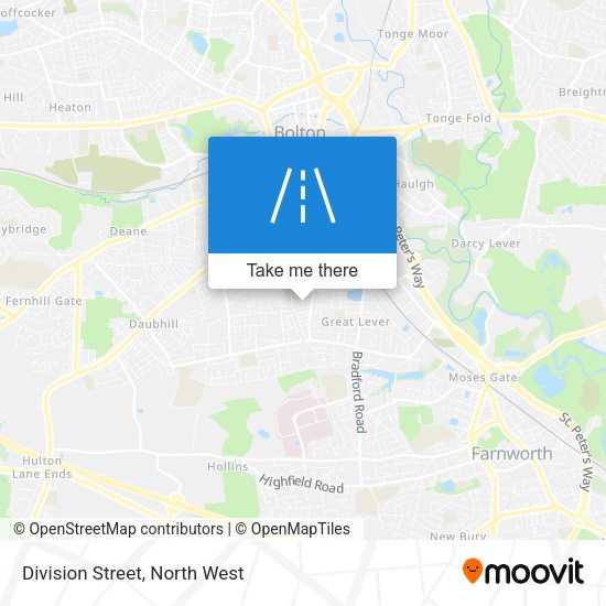 Division Street map
