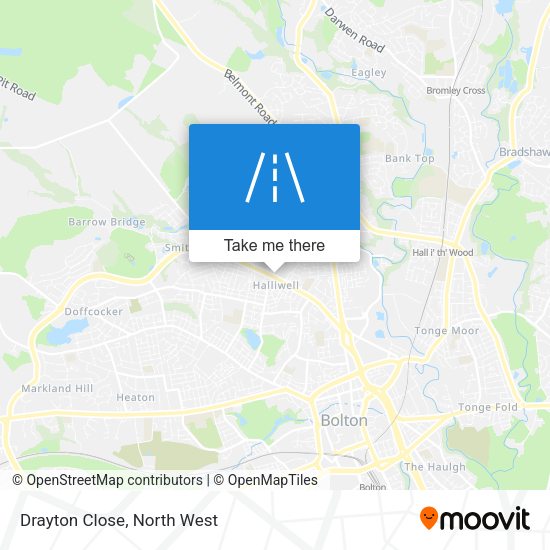 Drayton Close map