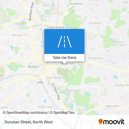 Dunstan Street map