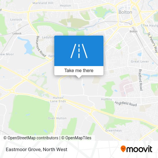 Eastmoor Grove map