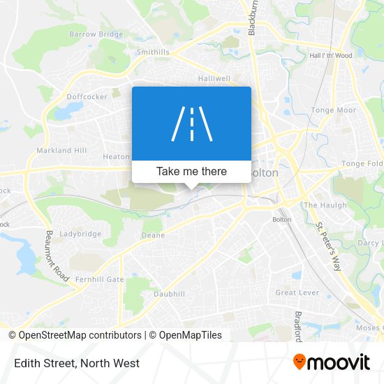 Edith Street map