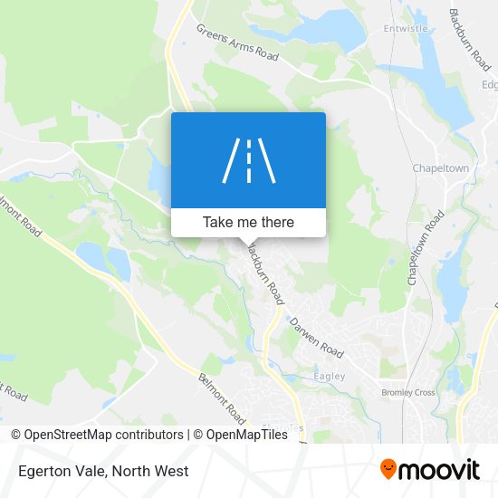 Egerton Vale map