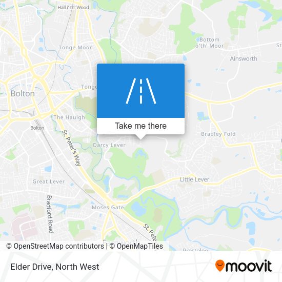 Elder Drive map