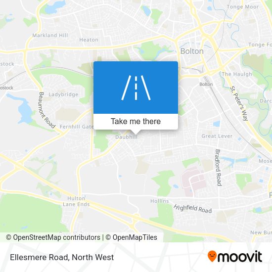 Ellesmere Road map