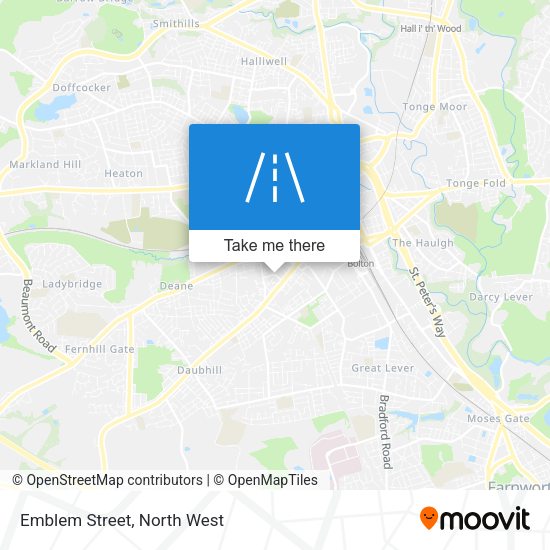 Emblem Street map