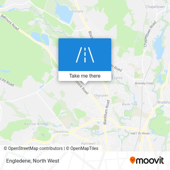 Engledene map