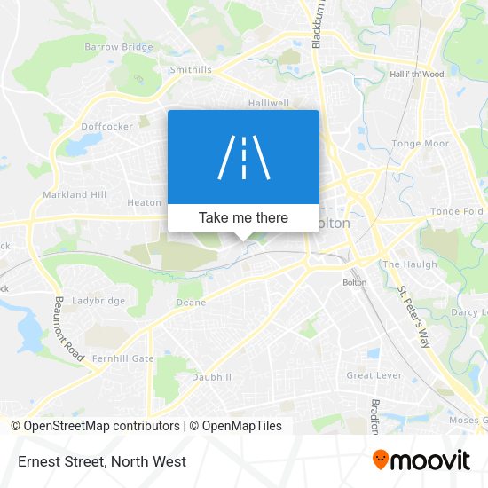Ernest Street map