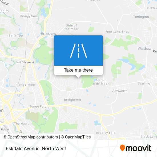 Eskdale Avenue map