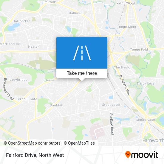 Fairford Drive map