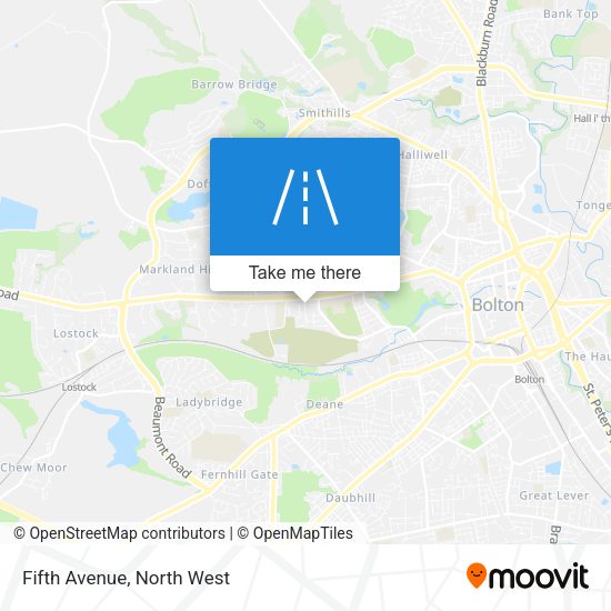 Fifth Avenue map