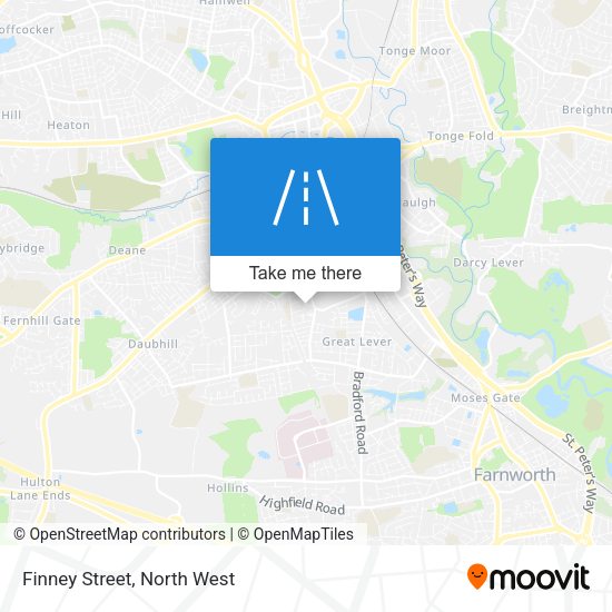 Finney Street map