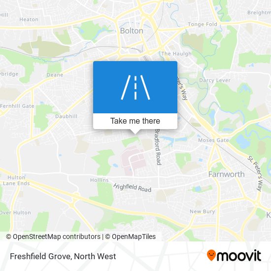 Freshfield Grove map