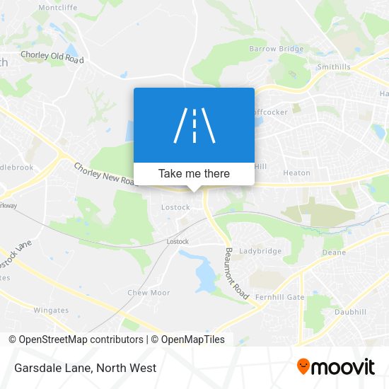 Garsdale Lane map