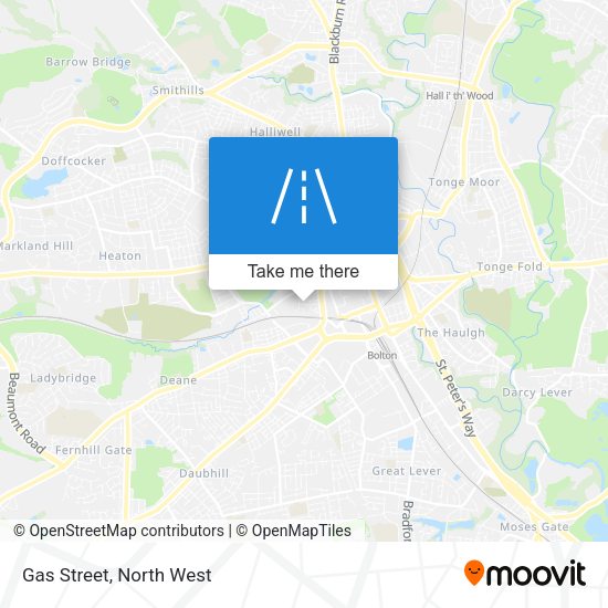 Gas Street map