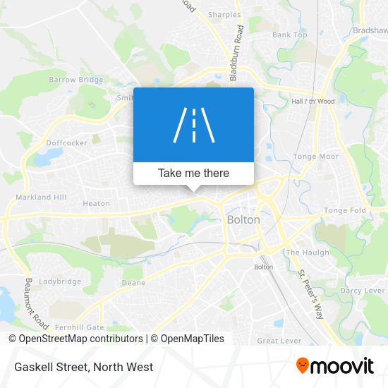 Gaskell Street map