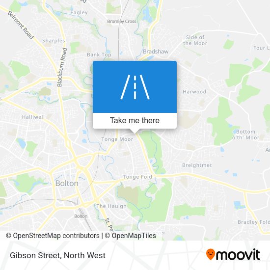 Gibson Street map