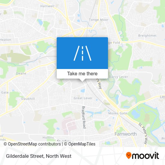 Gilderdale Street map
