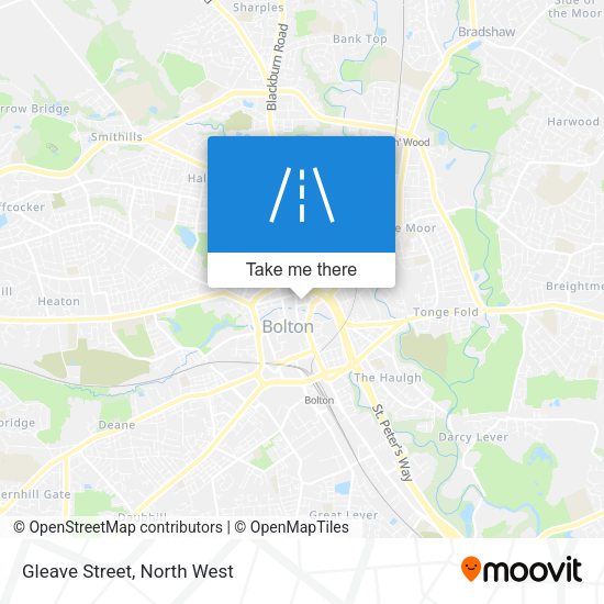 Gleave Street map