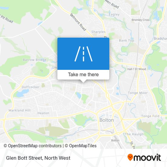 Glen Bott Street map