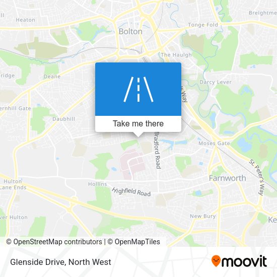 Glenside Drive map