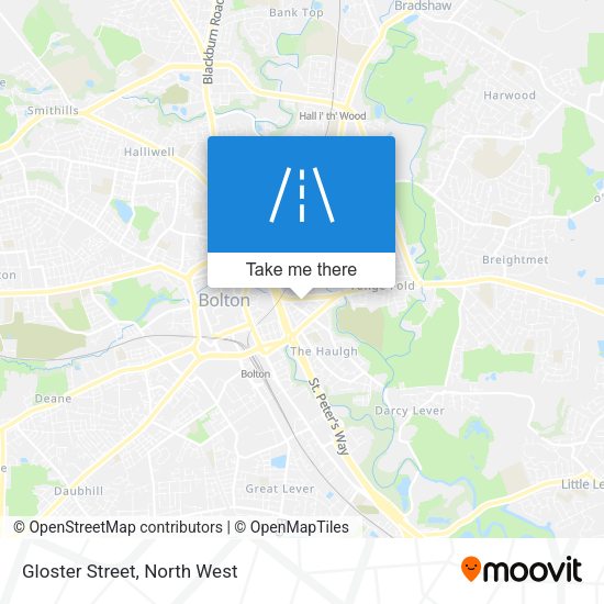 Gloster Street map