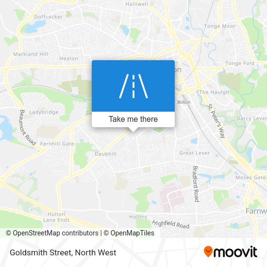 Goldsmith Street map