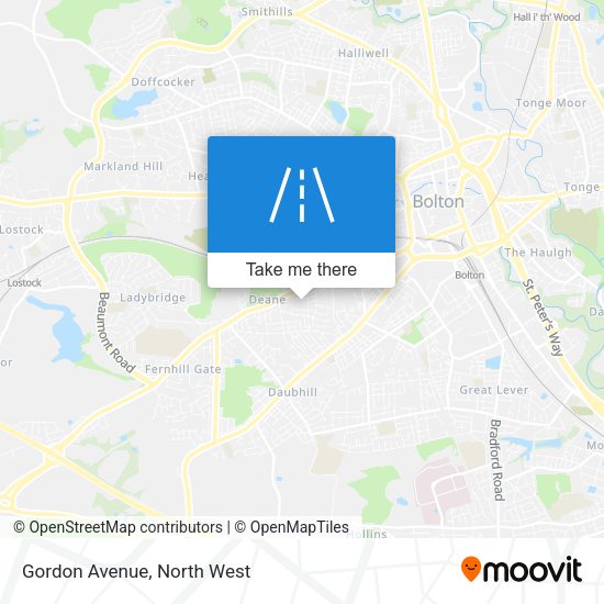 Gordon Avenue map