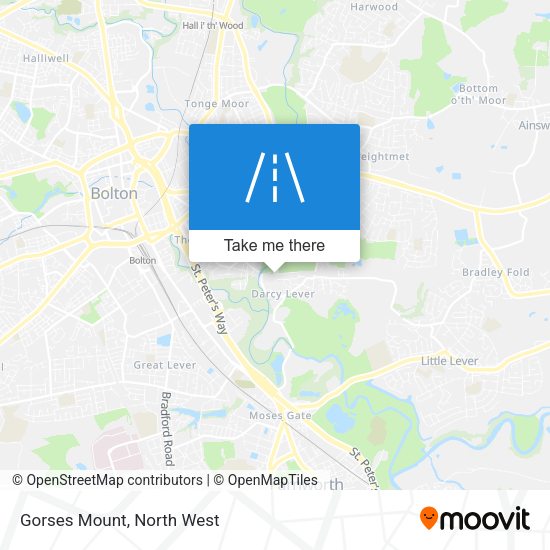 Gorses Mount map