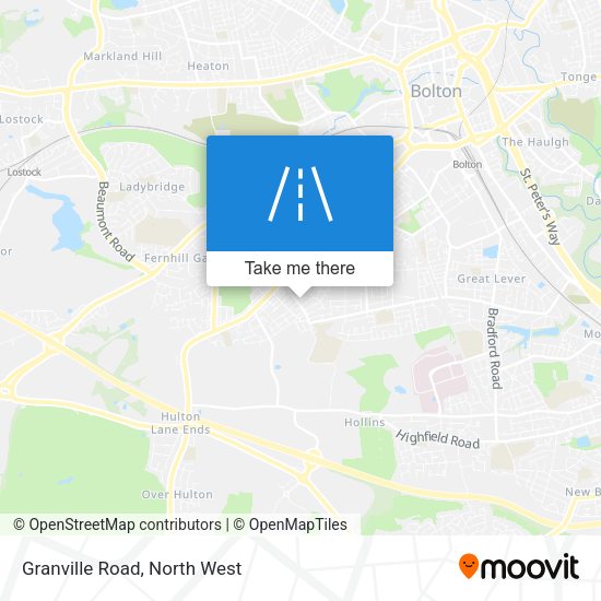 Granville Road map