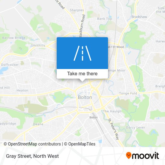 Gray Street map