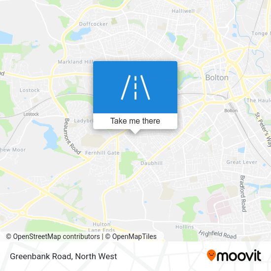 Greenbank Road map