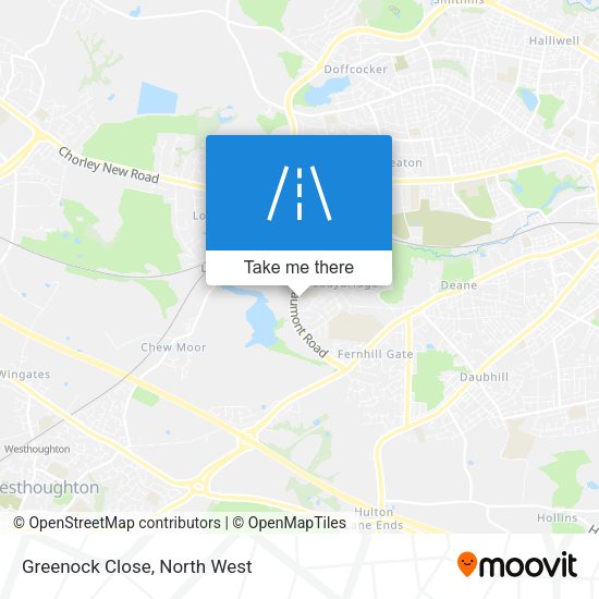 Greenock Close map