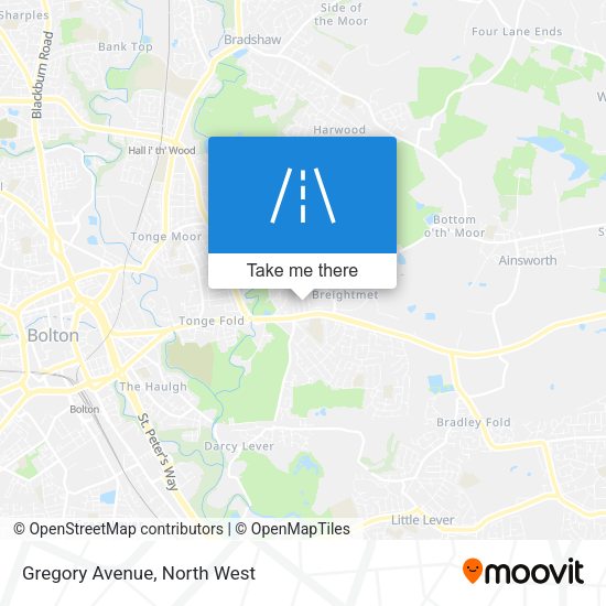 Gregory Avenue map