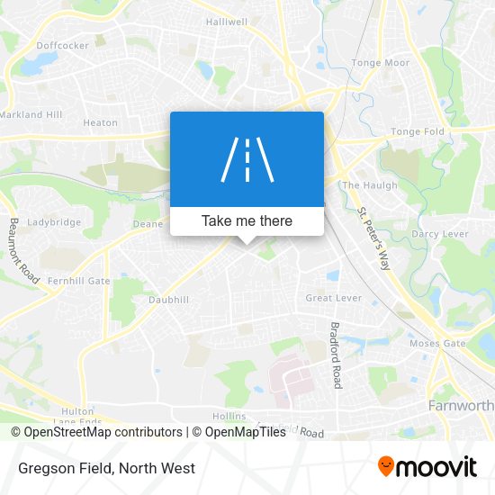 Gregson Field map