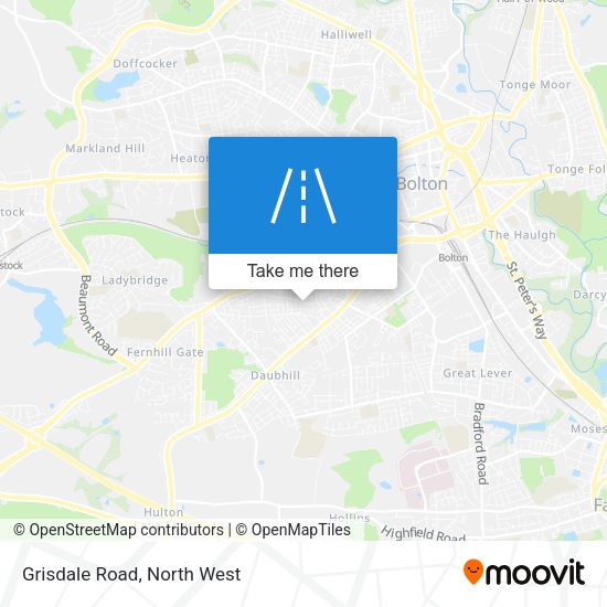 Grisdale Road map