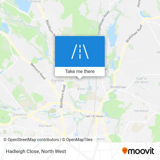 Hadleigh Close map