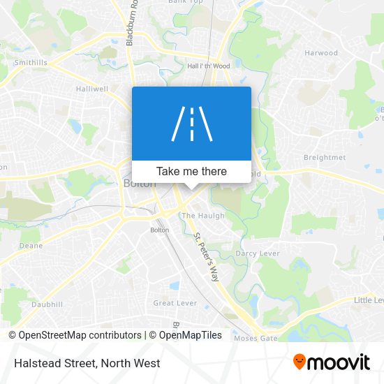 Halstead Street map