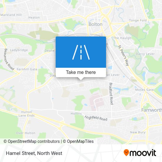 Hamel Street map